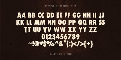 Grimvale Font Poster 11