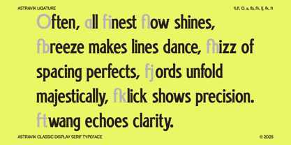 IT Astravik Font Poster 3