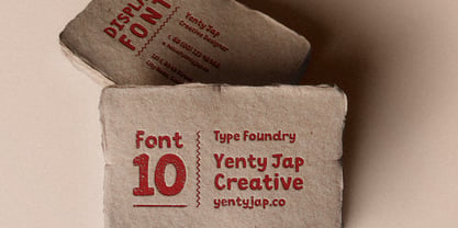 YJC Sunny Ripple Font Poster 9