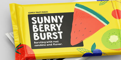 YJC Sunny Ripple Font Poster 4