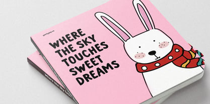 YJC Sunny Ripple Font Poster 7