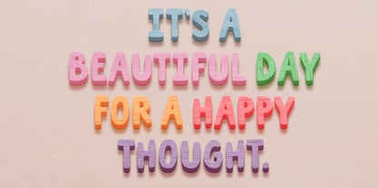 YJC Sunny Ripple Font Poster 6