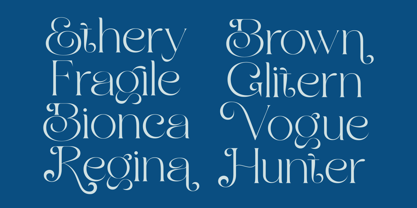 Bright Glitten Font Poster 9