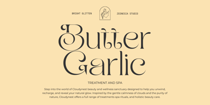 Bright Glitten Font Poster 7