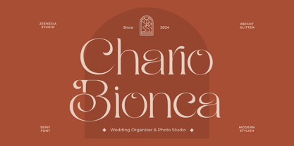 Bright Glitten Font Poster 12