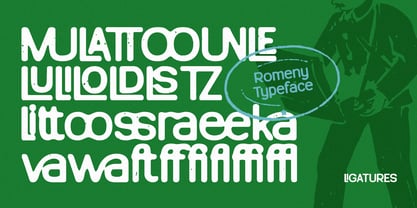 Romeny Font Poster 7
