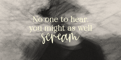 Histerya Font Poster 2