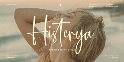 Histerya Font Poster 1