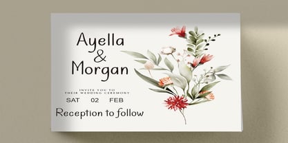 Jofie Handwritten Font Poster 2