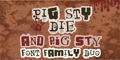 PN Pig Sty Font Poster 1