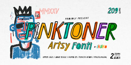 Pinktoner Font Poster 1