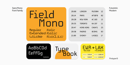 Field Mono Font Poster 6