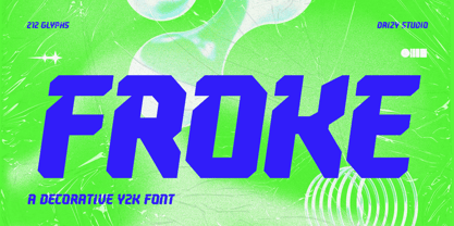Froke Font Poster 1
