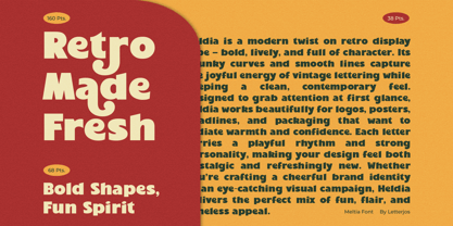 Meltia Font Poster 4