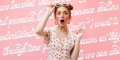 Gilosta Surfing Script Font Poster 3