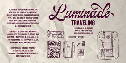 Gilosta Surfing Script Font Poster 7