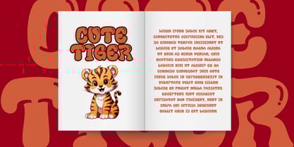 Funky Splash Font Poster 3