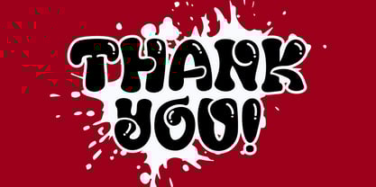 Funky Splash Font Poster 8