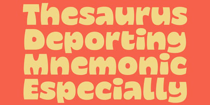 Gosh Thing Font Poster 14