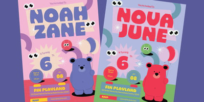 Gosh Thing Font Poster 9