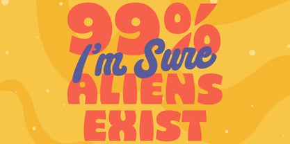 Gosh Thing Font Poster 10