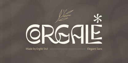 Corgale Font Poster 1