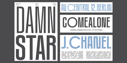 GC Chroma Font Poster 4