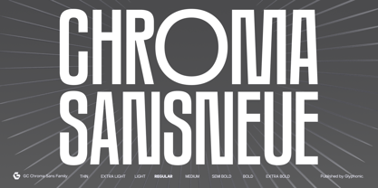 GC Chroma Font Poster 1