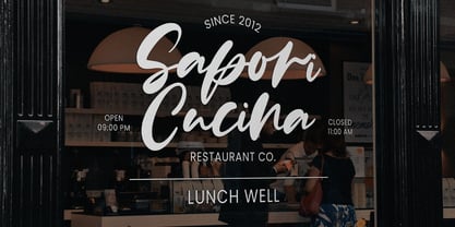 Slumber Font Poster 14