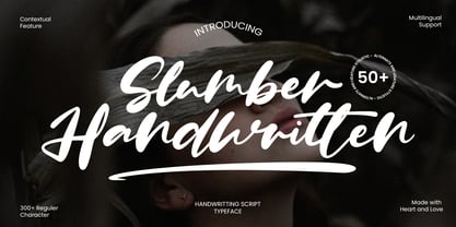 Slumber Font Poster 1