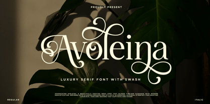 Avoleina Font Poster 1