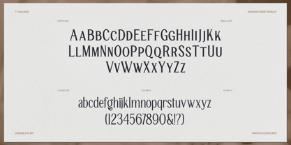 TRT Manique Font Poster 13