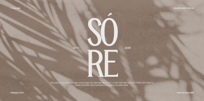 TRT Manique Font Poster 3