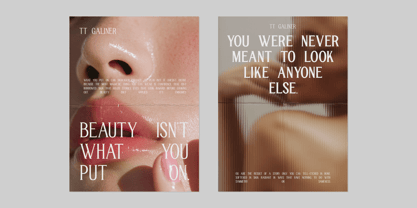 TRT Manique Font Poster 2