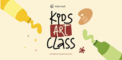 Kindly Crunch Font Poster 4
