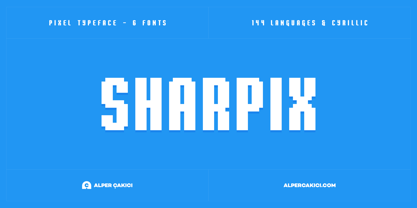 Sharpix Font Poster 10