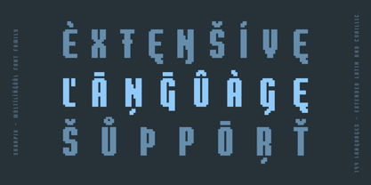 Sharpix Font Poster 4