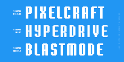 Sharpix Font Poster 3