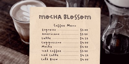 Inky Bloom Font Poster 6