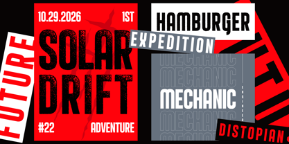 Delonie Font Poster 4