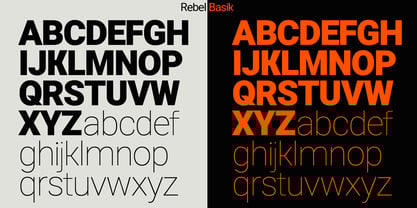 Rebel Basik Font Poster 3
