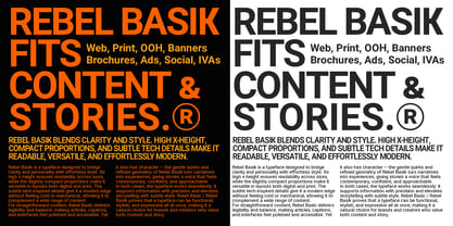 Rebel Basik Font Poster 8