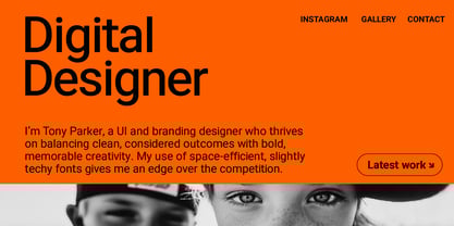 Rebel Basik Font Poster 7