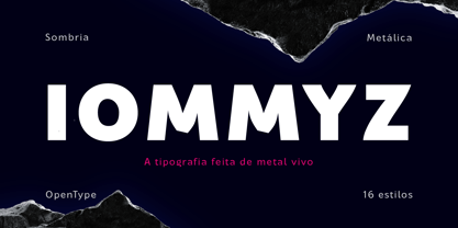 Iommyz Font Poster 1