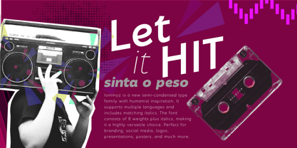 Iommyz Font Poster 5