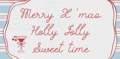 Tis De Candy Font Poster 2