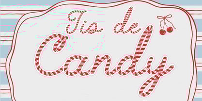 Tis De Candy Font Poster 1