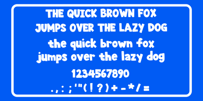 Big Bold Chunky Font Poster 4