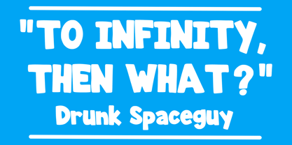 Big Bold Chunky Font Poster 2