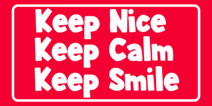 Big Bold Chunky Font Poster 3